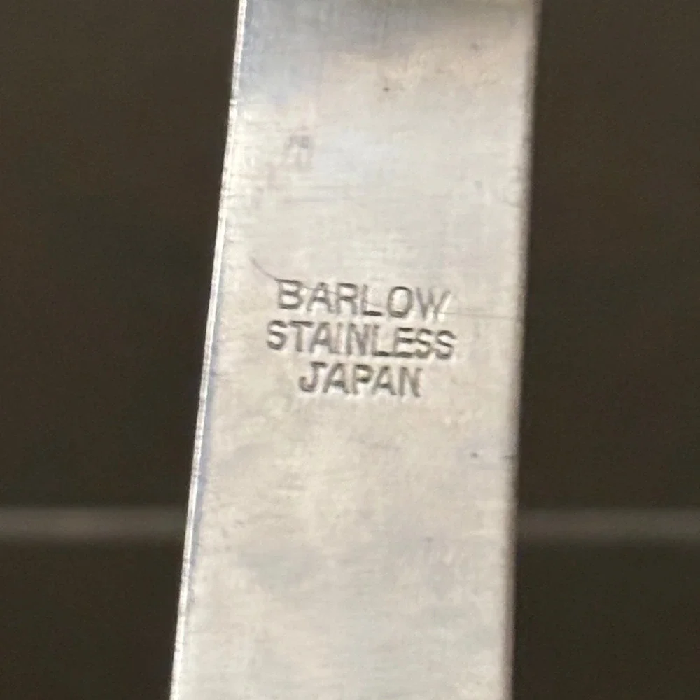 Vintage Ice Cream Spade | Old State Bank | Barlow Japan | Wood Handle | 9.5